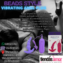 BEADS STYLE VIBRATING ANAL PLUG